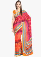 Lookslady Multicoloured Printed Saree