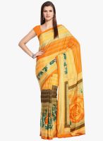Lookslady Multicoloured Printed Saree