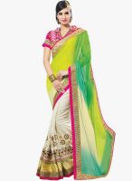 Lookslady Multicoloured Colored Embroidered Saree