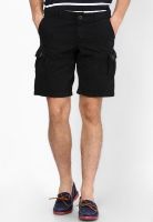 Monteil & Munero Solid Black Shorts