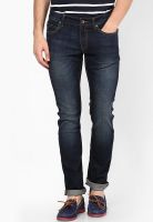 Nautica Blue Cotton Spandex Slim Fit Jeans