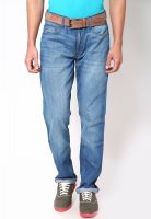 Newport Zip Fly Blue Slim Fit Jeans