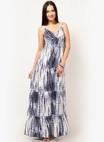 Only Blue Colored Printed Maxi Dress Only Blue Colored Printed Maxi Dress