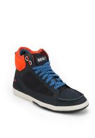 Puma Mini Ribald Mid Navy Blue Sneakers