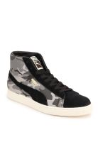 Puma Suede Mid Classic+ Rugged Black Sneakers