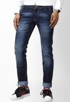 R&C Washed Blue Narrow Fit Jeans