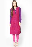 Raindrops Pink Printed Kurtas