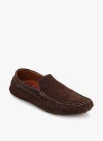 Red Tape Brown Moccasins