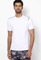 Reebok White Round Neck T-Shirt