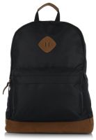 River Island Black Bag Canvas Nova Backpack