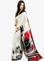 Shonaya Beige Printed Saree