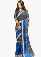 Shonaya Black Printed Saree