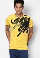 Smiley Yellow Round Neck T-Shirt