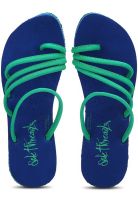 Sole Threads Olivia Blue Flip Flops