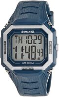 Sonata 77048pp02 Digital Watch - For Men