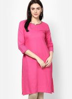 Span Cotton Pink Kurti