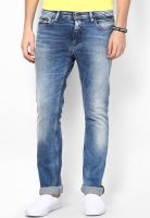 Tommy Hilfiger Blue Low Rise Slim Fit Jeans