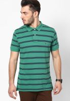 Tommy Hilfiger Verdant Green-Pt / Navy Blazer-Pt Half Sleeve Polo T-Shirts