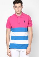 U.S. Polo Assn. Pink Polo T-Shirt