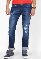 Wrangler Blue Regular Fit Jeans(Rockville)