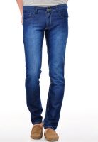 Yepme Blue Washed Slim Fit Jeans