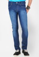 Yepme Blue Washed Slim Fit Jeans