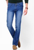 Yepme Blue Washed Slim Fit Jeans