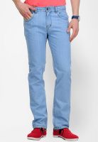 Yepme Light Blue Solid Regular Fit Jeans