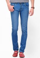 Yepme Solid Blue Slim Fit Jeans