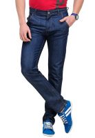 Yepme Washed Blue Regular Fit Jeans