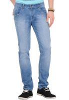 Yepme Washed Blue Slim Fit Jeans