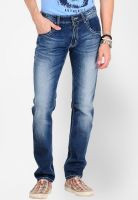 Yepme Washed Blue Slim Fit Jeans