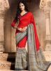 Viva_N_Diva_Red_Printed_Saree_2.jpg