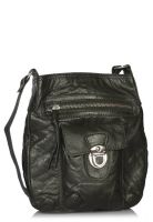 Airovit Black Leather Handbag