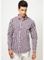 Basics Purple Casual Shirts