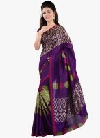 Florence Purple Printed Saree