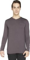 Globus Solid Men's V-neck Grey T-Shirt