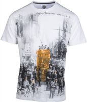Huetrap Graphic Print Men's Round Neck White T-Shirt