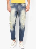 Jack & Jones Blue Regular Fit Jeans (Mike)