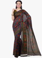 Jashn Green Printed Saree