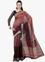 Jashn Pink Printed Saree