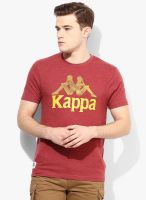 Kappa Red Round Neck T-Shirt