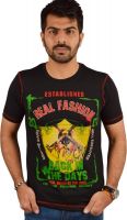 Miller & Schweizer Solid Men's Round Neck Black T-Shirt Miller & Schweizer Solid Men's Round Neck Black T-Shirt