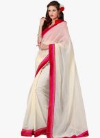 Roop Kashish Beige Embroidered Saree