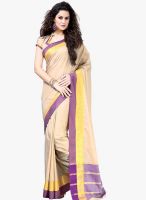 Roop Kashish Beige Embroidered Saree