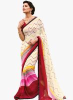 Roop Kashish Beige Printed Saree