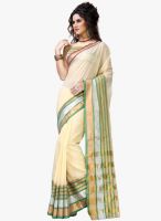 Roop Kashish Beige Printed Saree