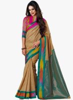 Roop Kashish Beige Printed Saree