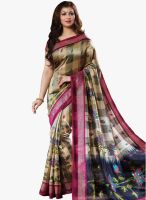 Roop Kashish Beige Printed Saree