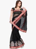 Roop Kashish Black Embroidered Saree